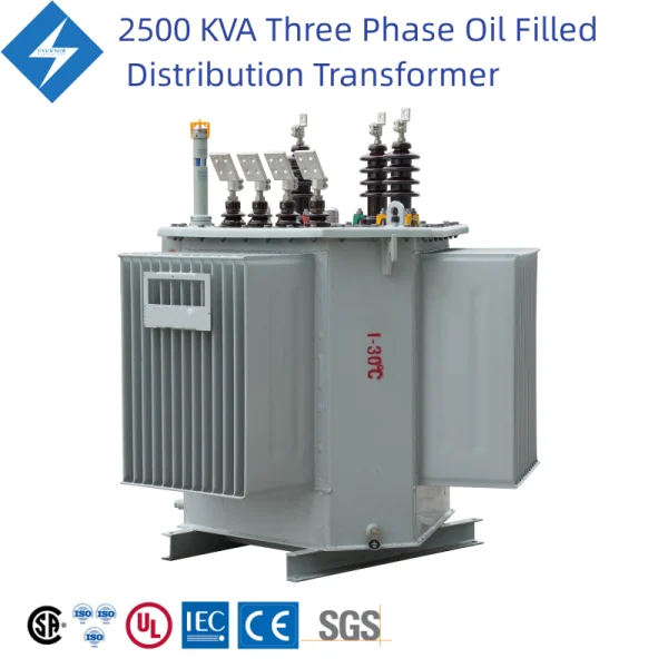 2500 KVA Three Phase Oil Filled Distribution Transformer