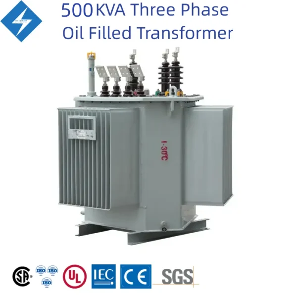 500 KVA Three Phase Oil Filled Distribution Transformer