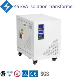 45 kVA Isolation Transformer for electrical isolation and power protection