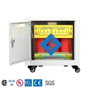 Three Phase Dry Isolation 45 kVA Transformer 480V to 208V by Evernew Transformer