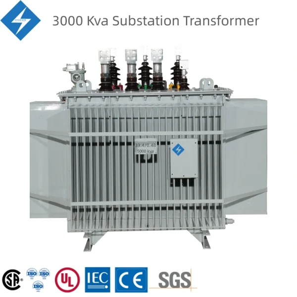 3000 kVA Oil-Immersed Three Phase Substation Transformer by Evernew Transformer