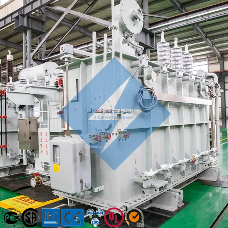 High voltage transformer for power transmission, manufactured by Evernew Transformer