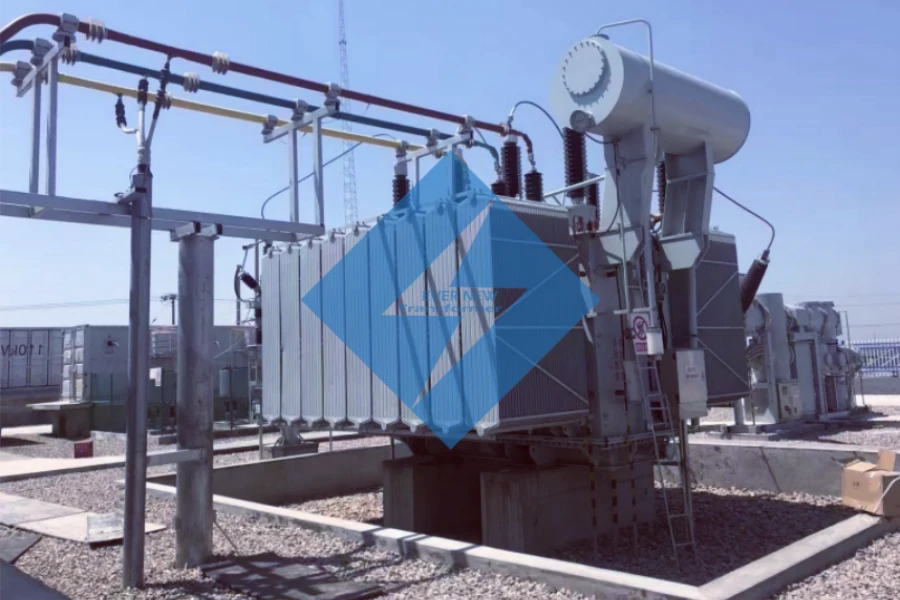 Solar power plant energy transformation with Evernew Transformer – Efficient voltage conversion