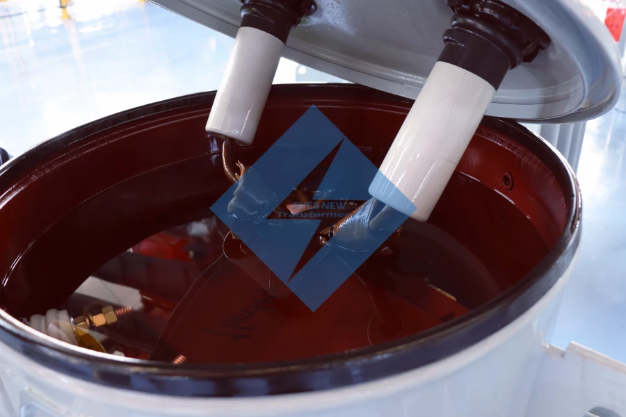 37.5 KVA Single Phase Power Pole Transformer manufactured by Evernew Transformer, designed for reliable energy distribution and outdoor use in various industries.