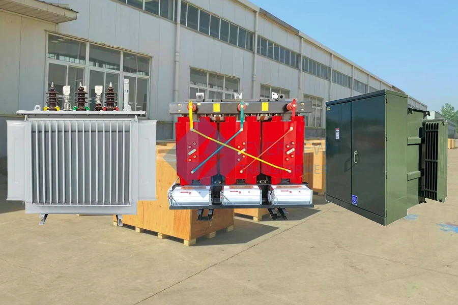 300 kVA three-phase oil-immersed transformer for industrial and utility power distribution in USA, Canada, Europe, and South America