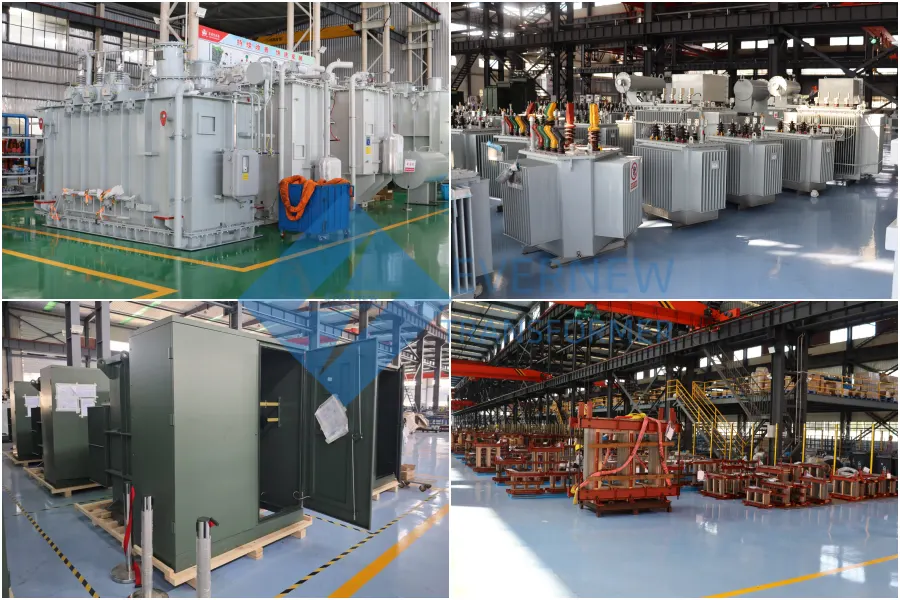 High voltage power transformers from Spain and China, including Evernew Transformer equipment