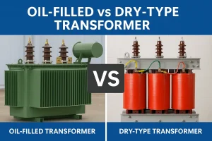 Comparison between oil-filled and dry-type transformers by Evernew Transformer – ideal for utility, industrial, and commercial projects across the Americas.