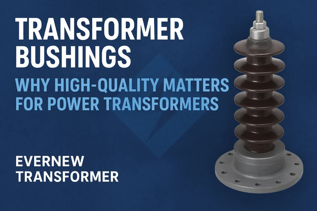 Evernew Transformer bushings – essential components for reliable power transformers, trusted manufacturer and global supplier in the USA, Canada, Germany, UK, France, Spain, Italy, Netherlands, Portugal, and Australia.