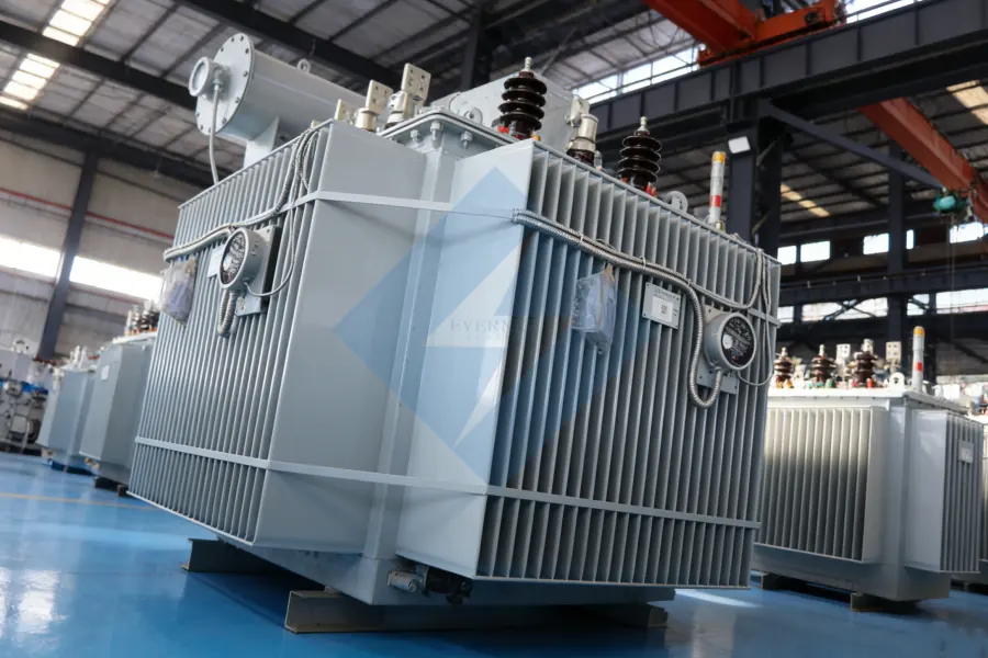 3500 kVA 35kV three phase oil-immersed power transformer for substation manufactured by Evernew Transformer factory