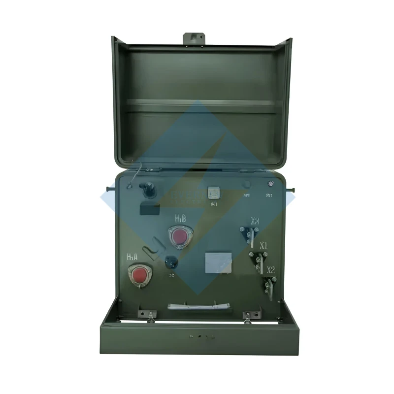 75 kVA single phase pad mounted oil immersed distribution transformer for 10kV to 0.4kV outdoor residential power supply