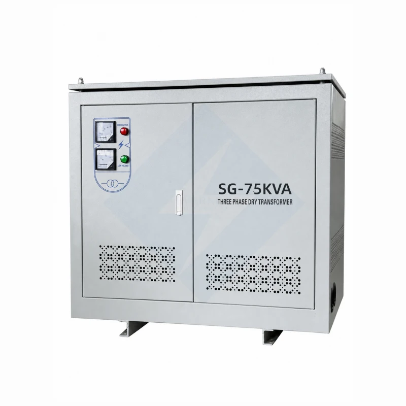 75 kVA three phase dry type isolation transformer 380V to 380V industrial low loss distribution transformer CE certified OEM manufacturer Evernew Transformer