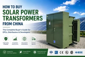 China solar power transformer 500kVA to 5000kVA 11kV 22kV 33kV pad mounted transformer for EPC contractors distributors and solar developers