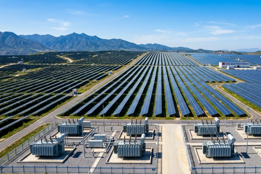China solar power transformer 500kVA to 5000kVA 11kV 22kV 33kV for utility scale solar projects commercial PV systems and renewable energy applications