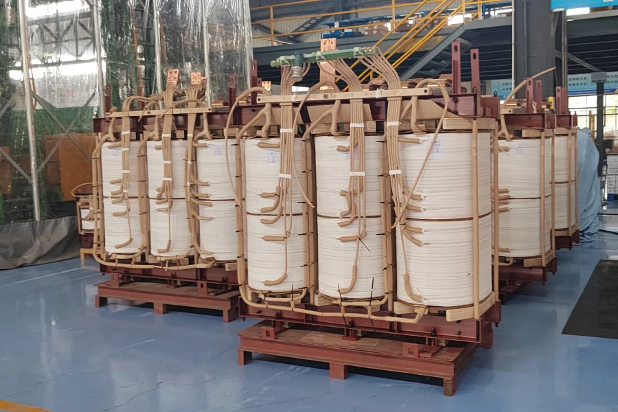 High Quality Three Phase Transformer Winding Production Process with Copper Windings for Industrial Power Transformer Manufacturing