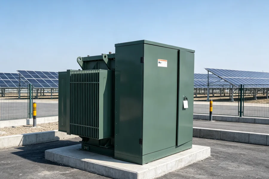 Outdoor Three Phase Pad Mounted Distribution Transformer for Utility Substation and Renewable Energy Power Projects