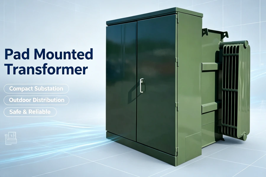 Pad mounted transformer manufacturer in China, custom outdoor distribution transformer supplier for compact substations, oil immersed pad mount transformer for utility, commercial and renewable energy projects in USA, Canada, Mexico and global markets
