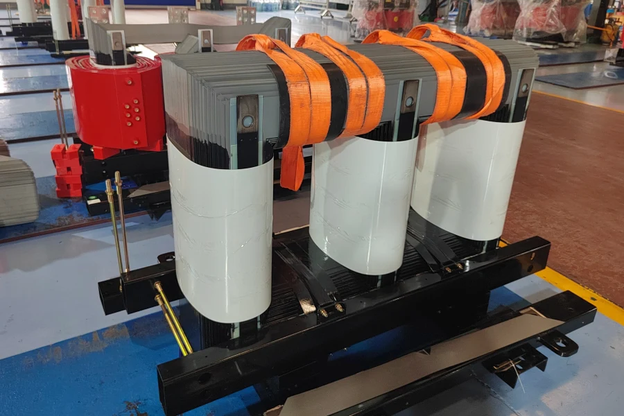 Three Phase Dry Type Transformer Coil Manufacturing and Copper Winding Process for Industrial Power Transformer Production