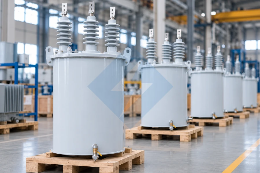 Three phase pole mounted transformer manufacturing in China factory with oil immersed distribution transformers for utility and industrial overhead power networks