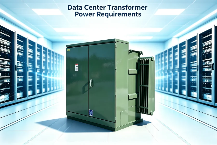 Pad-mounted transformer for AI data center power distribution and high-density GPU server facilities